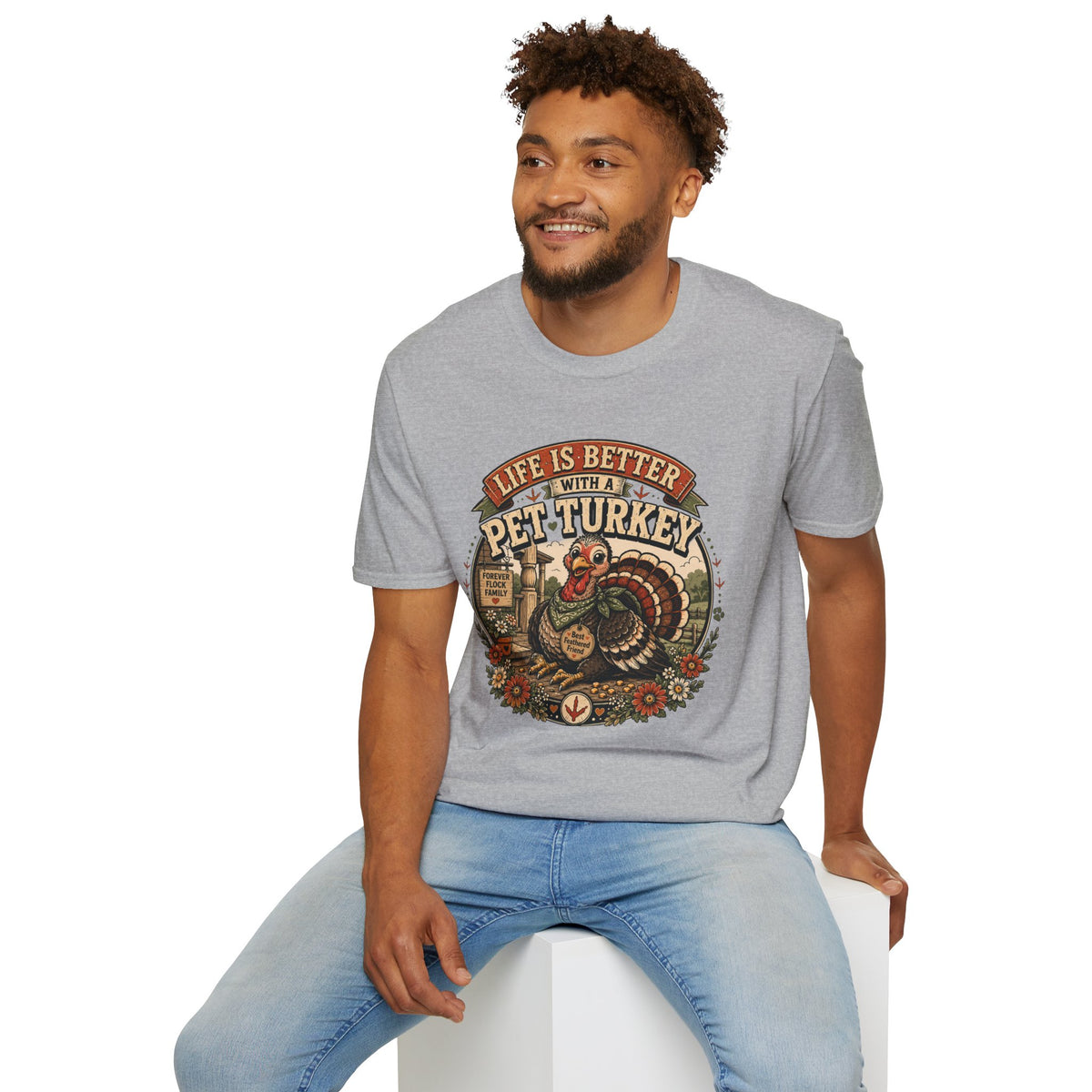 Life Is Better With a Pet Turkey Tee — Forever Flock Family