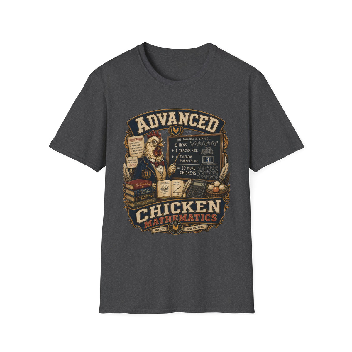 Advanced Chicken Mathematics T-shirt, photo 7