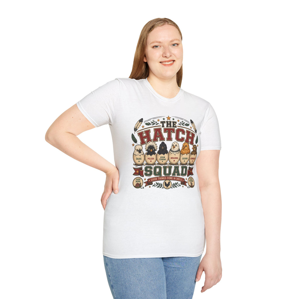 The Hatch Squad Farm Team T-Shirt — Good Things Come In Shells Tee
