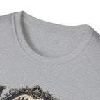 The Midnight Monarch Ayam Cemani T-Shirt — Moonlit Rooster Graphic Tee