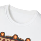 Zombie Chicken Crossing at Night T-Shirt — Spooky Halloween Poultry Tee