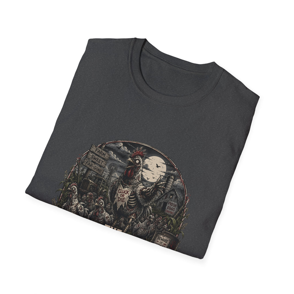 The Walking Cluck T-Shirt — Poultry Apocalypse Zombie Chicken Tee