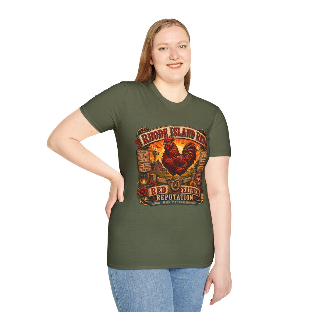 Rhode Island Red Reputation T-Shirt — Heritage Breed Graphic Tee