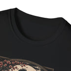 Shadow Samurai Ayam Cemani T-Shirt — Moonrise Warrior Rooster Tee