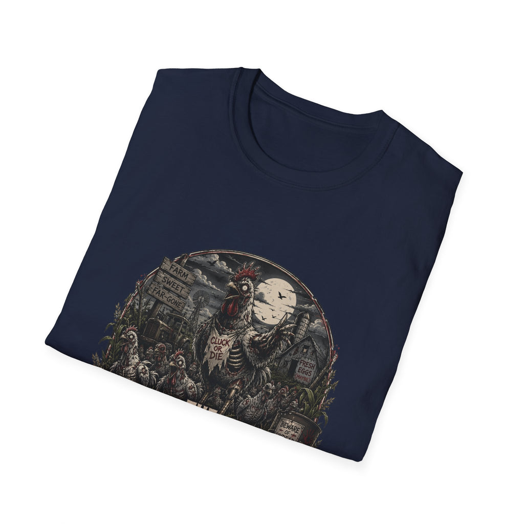 The Walking Cluck T-Shirt — Poultry Apocalypse Zombie Chicken Tee