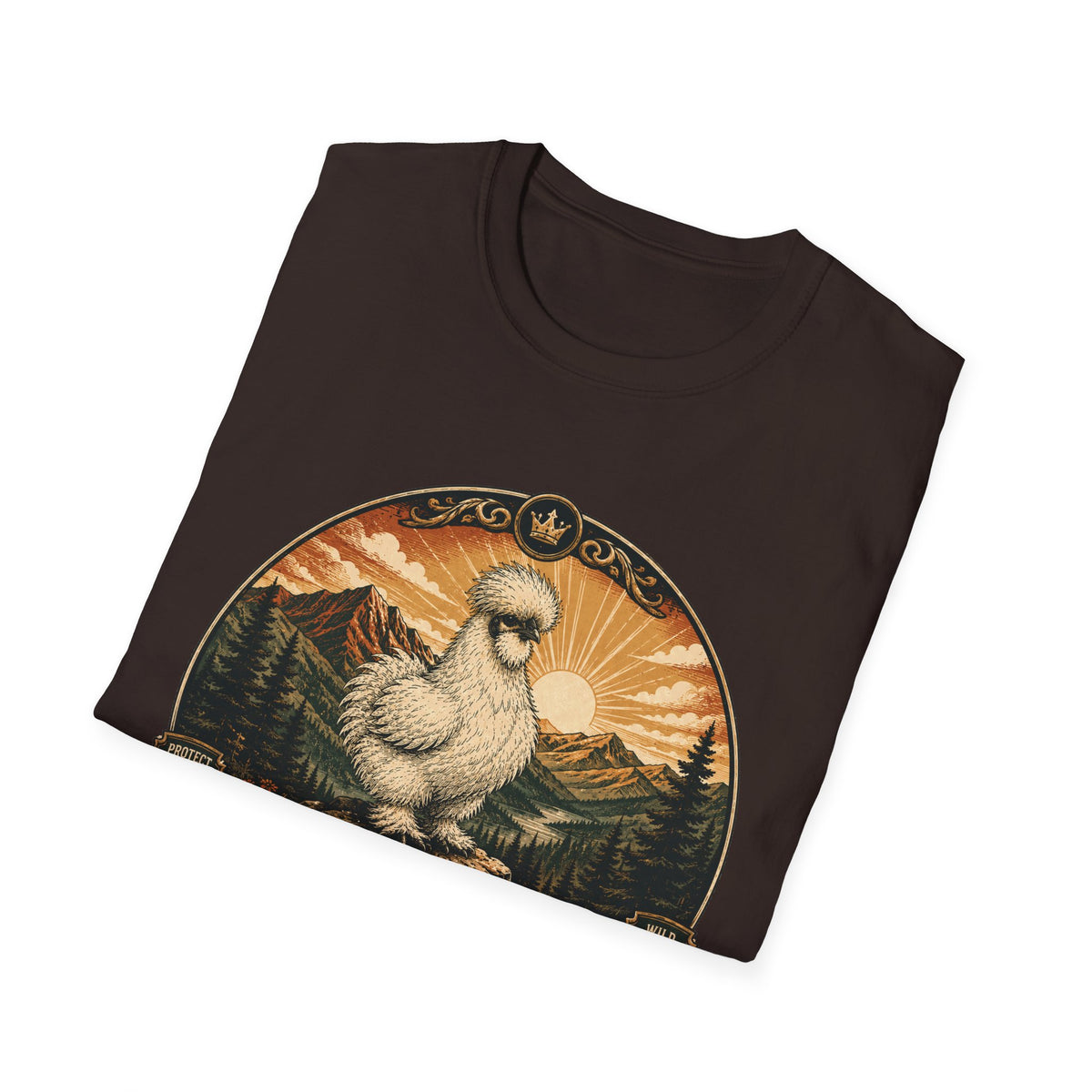 Fluff Range National Park Silkie T-Shirt — Vintage Park Badge Tee