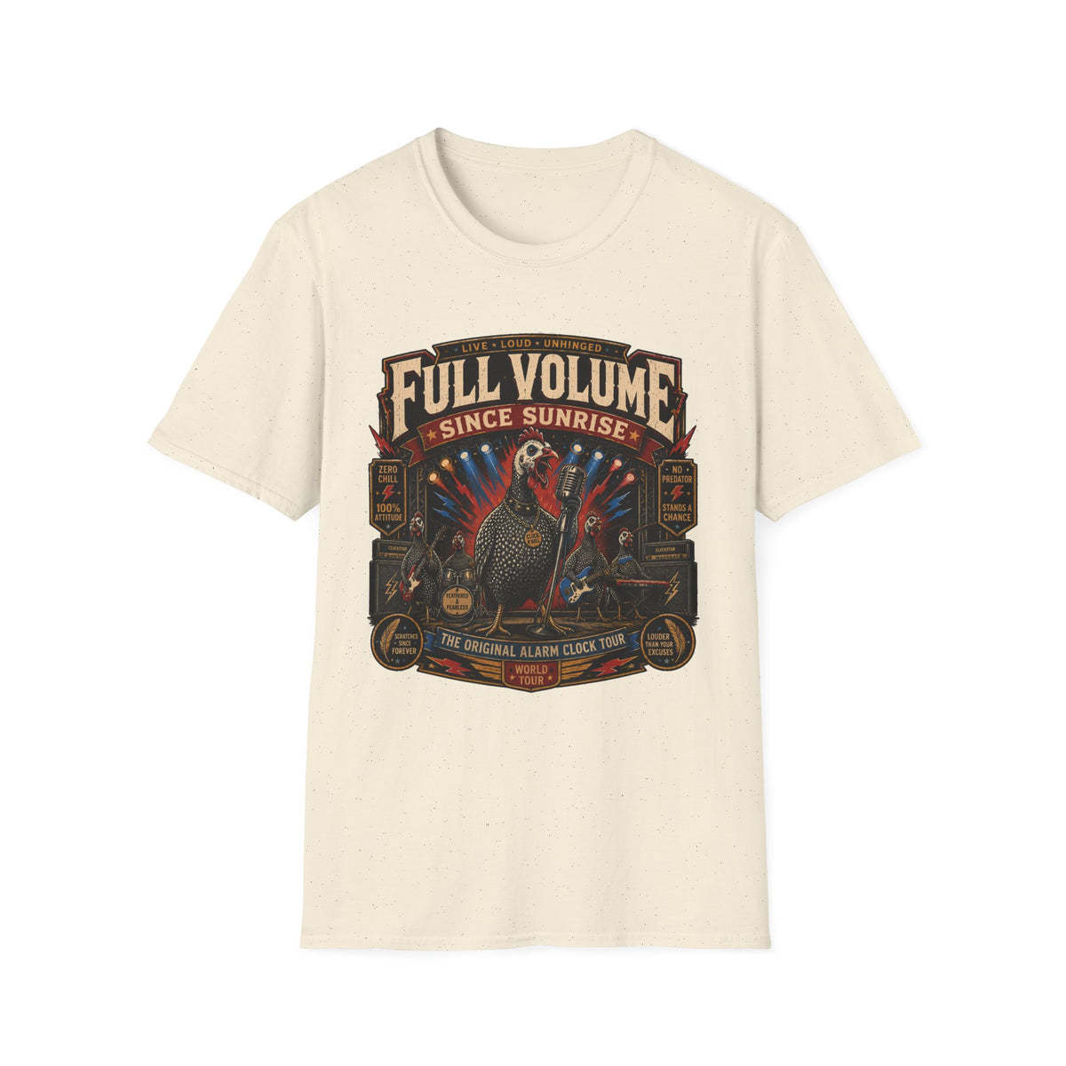Full Volume Since Sunrise Guinea Fowl T-shirt, photo 5