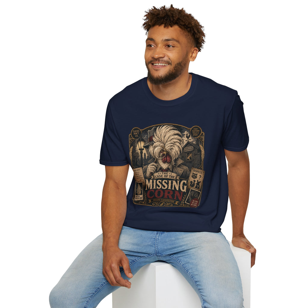 The Case of the Missing Corn Polish Chicken T-Shirt