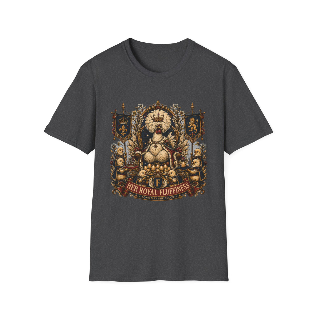 Royal Fluffiness — Queen of Eggs, ruler of the coop Polish Chicken T-Shirt