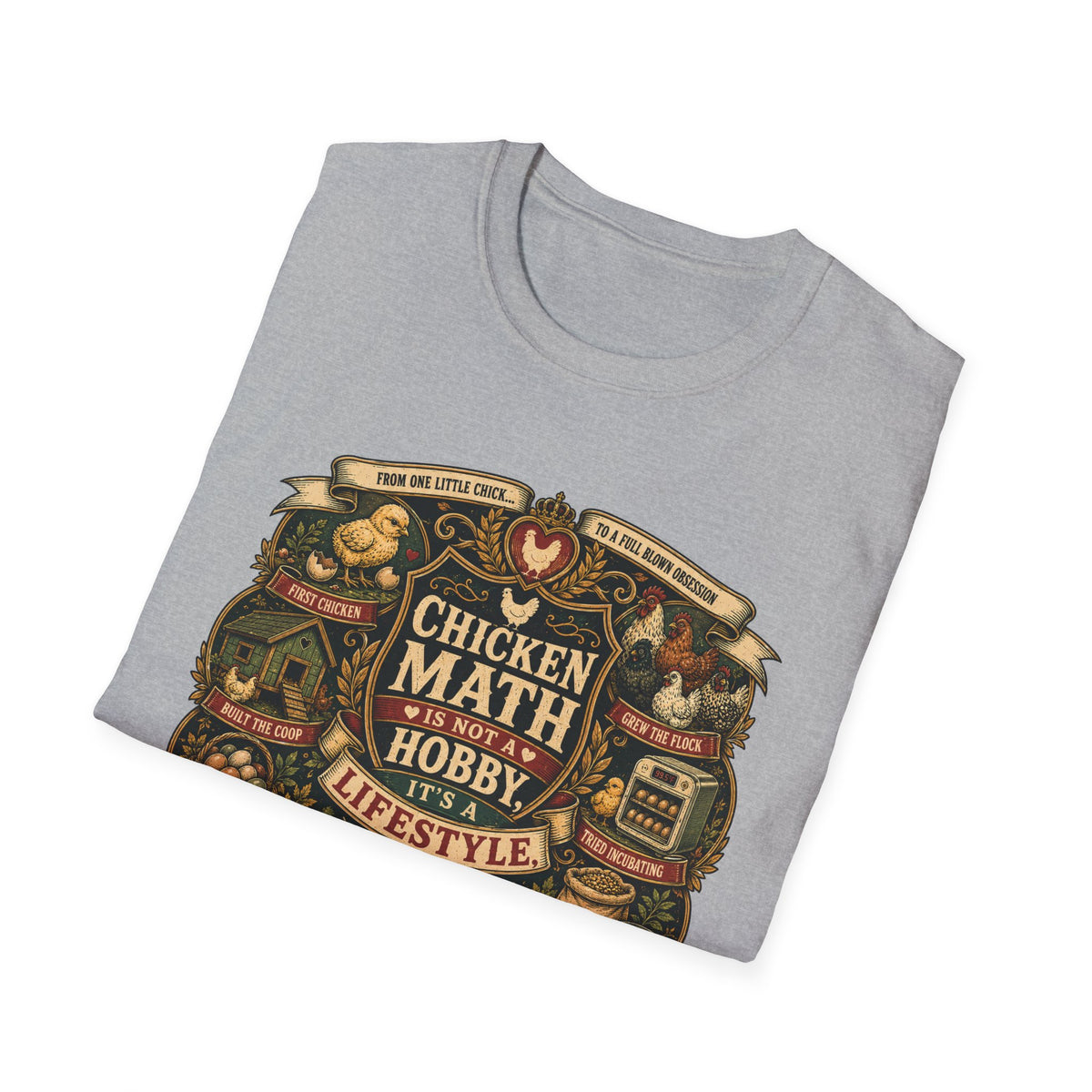 Chicken Math Is Not a Hobby It's a Lifestyle T-Shirt — Graphic Tee