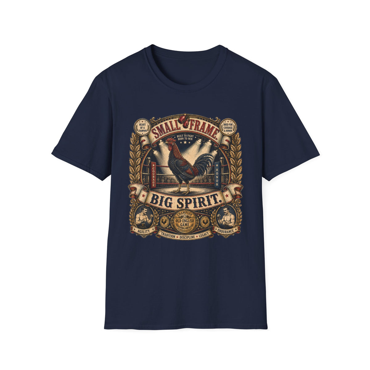 Champion of the Ring Old English Game T-Shirt — Fighting Breed Heritage Tee