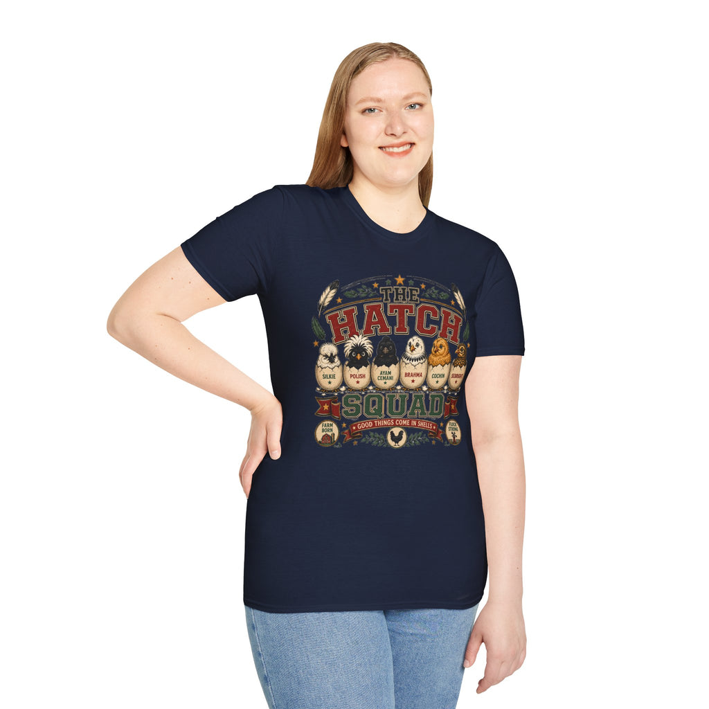 The Hatch Squad Farm Team T-Shirt — Good Things Come In Shells Tee