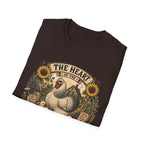 The Heart of the Homestead Brahma T-Shirt — Hen & Chicks Farmhouse Graphic Tee