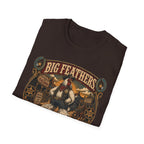 Big Feathers, Bigger Reputation Brahma T-Shirt — Bold Rooster Graphic Tee