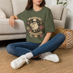 Soft as a Cloud Silkie T-Shirt — Floral Wreath Hen Tee