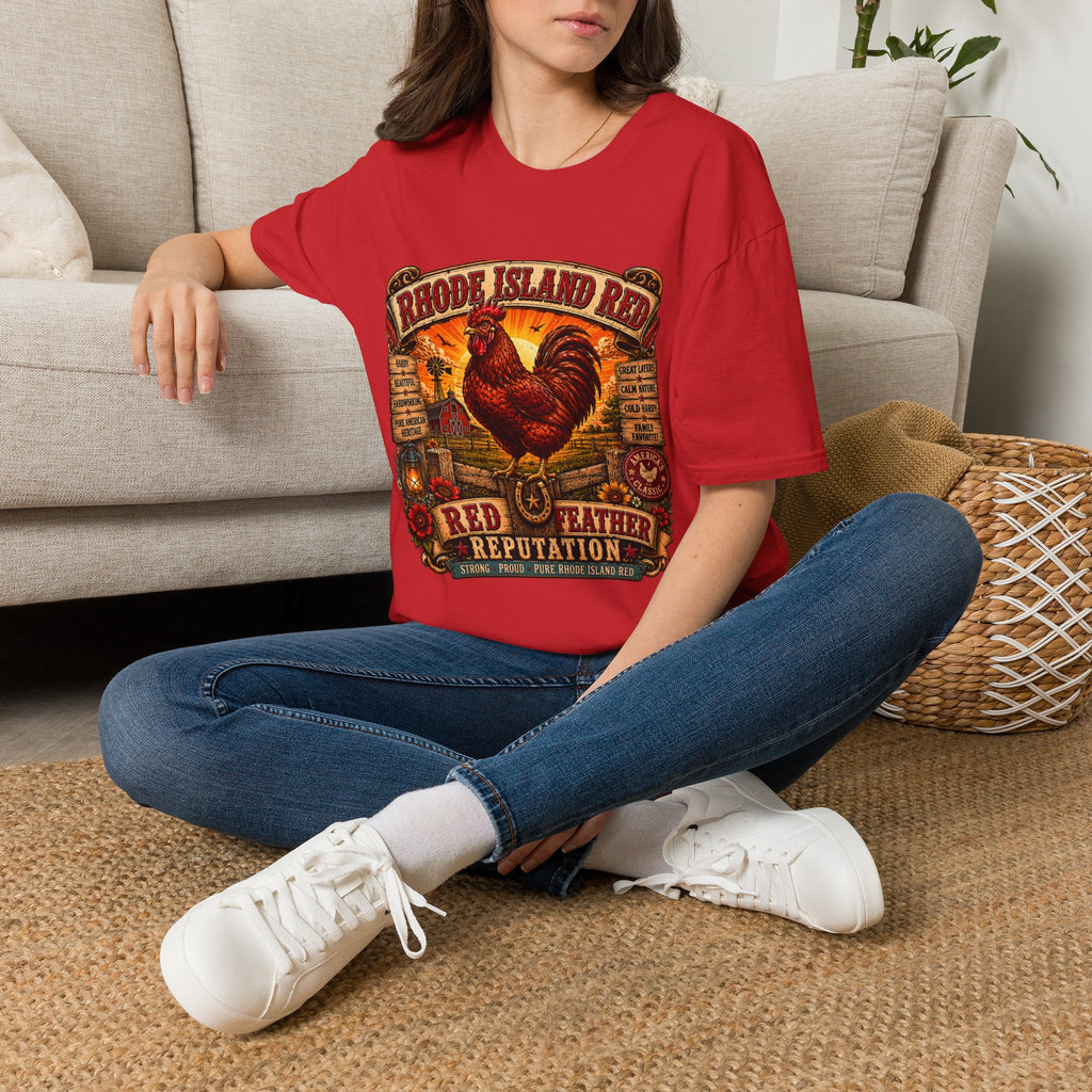 Rhode Island Red Reputation T-Shirt — Heritage Breed Graphic Tee