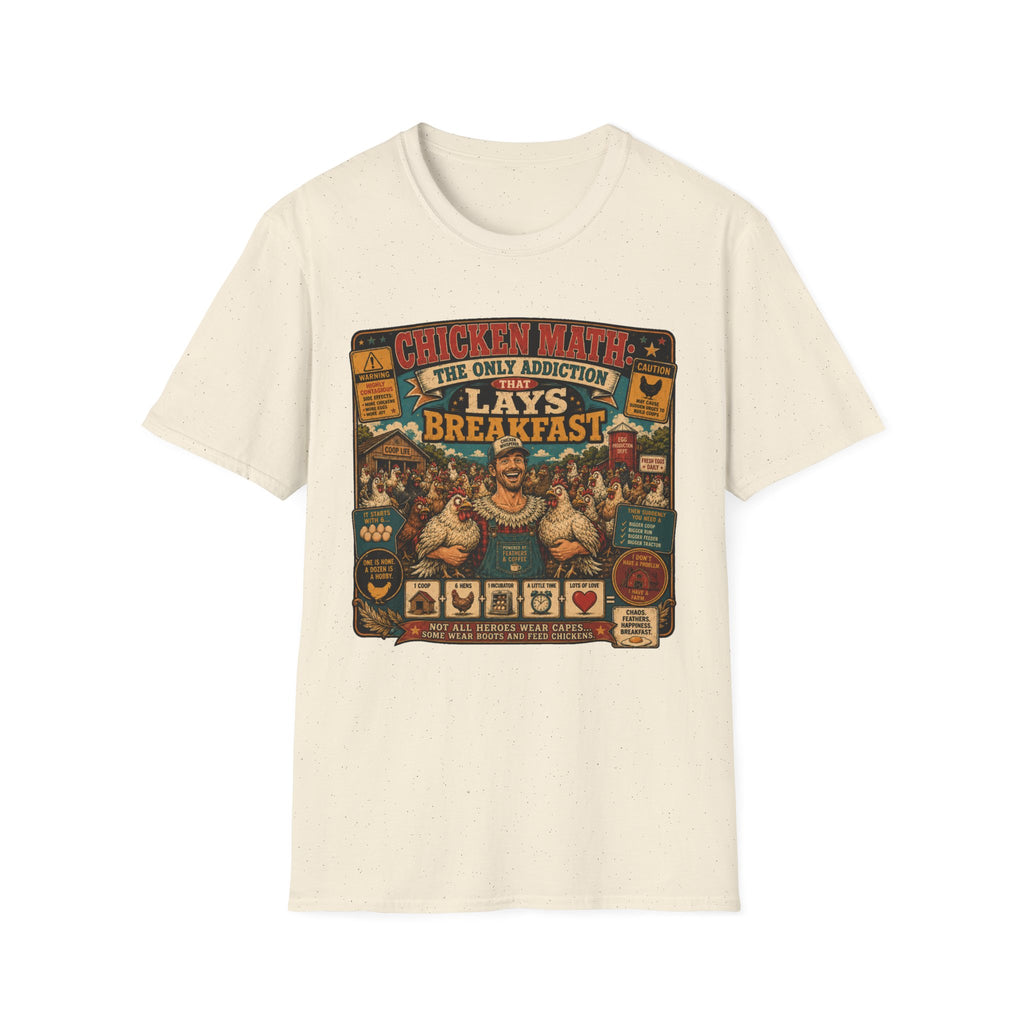 The Only Addiction That Lays Breakfast  —  Not All Heroes Wear Capes T-Shirt Tee