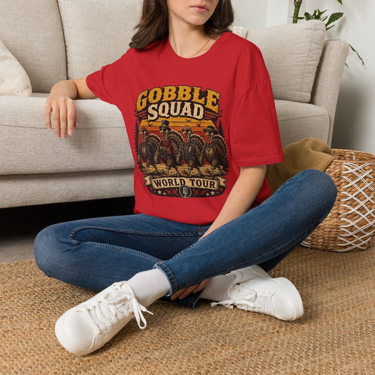 Gobble Squad World Turkey Tour Tee — Born to Strut