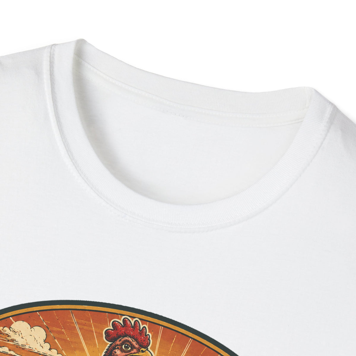 Bare Neck National Park Emblem T-Shirt — Naturally Ventilated Rooster Naked Neck Turken Tee