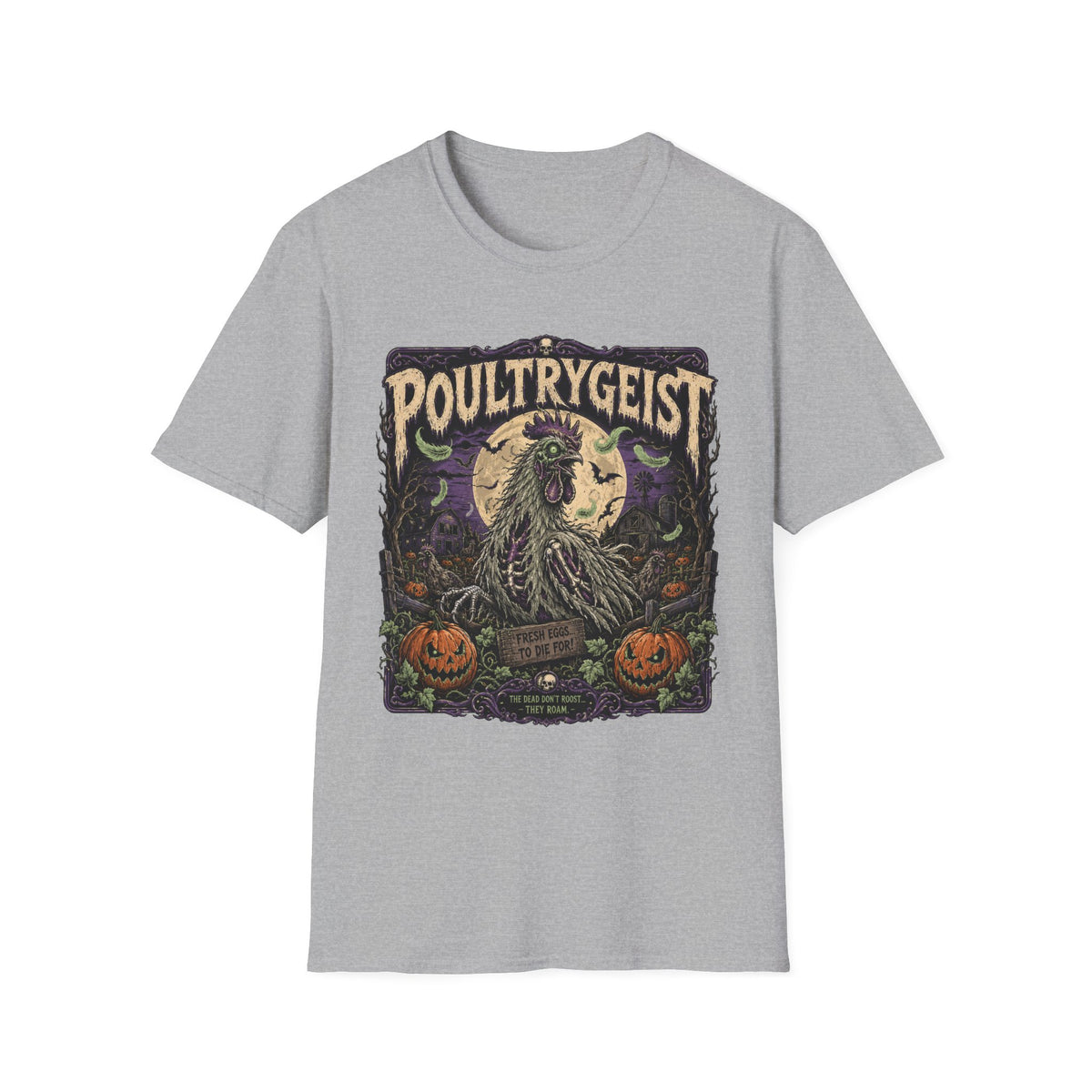 Poultrygeist Zombie Chicken T-shirt, photo 3