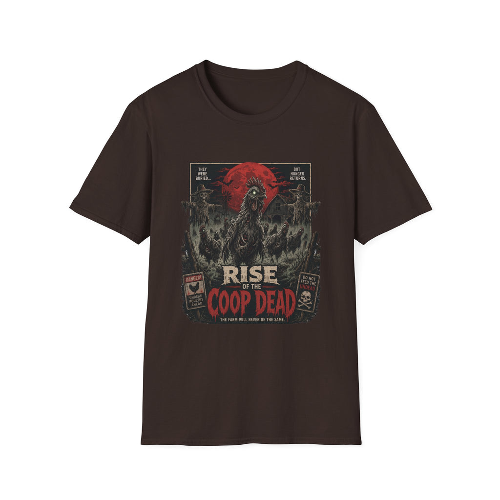 Rise of the Undead Poultry Zombie Chicken T-shirt, photo 7