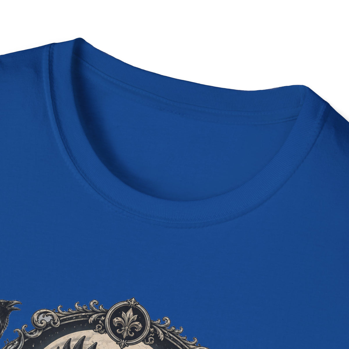 The Midnight Monarch Ayam Cemani T-Shirt — Moonlit Rooster Graphic Tee