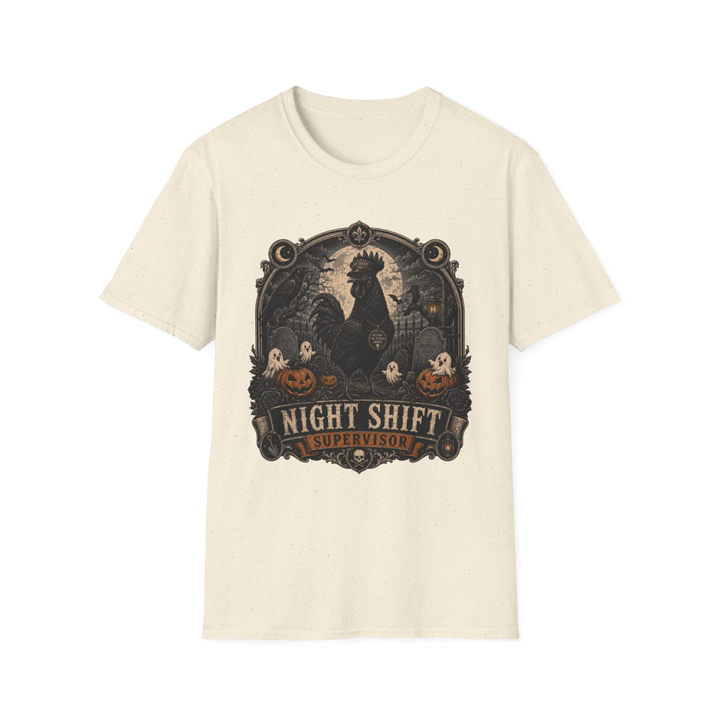 Night Shift Supervisor Ayam Cemani T-shirt, photo 5