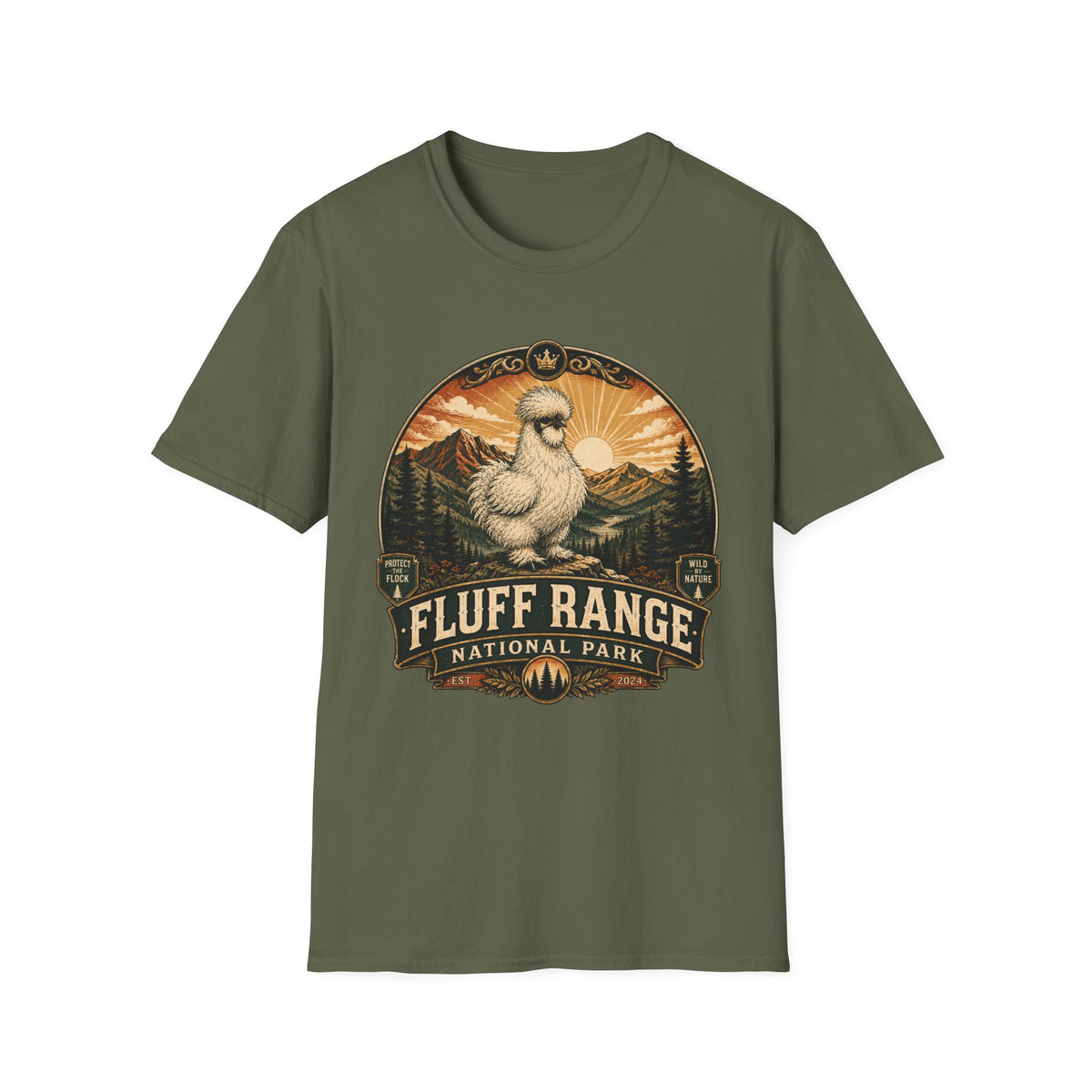 Fluff Range National Park Silkie T-shirt, photo 6