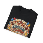 Hatch Day Is My Favorite Holiday T-Shirt — Cute Fluffy Chicks Tee