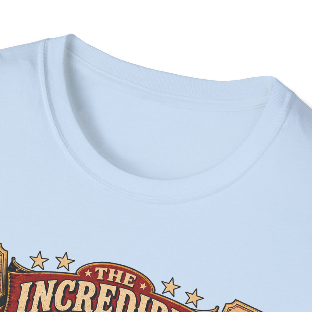 Incredible Feathered Strongman Brahma T-Shirt — Vintage Poster Rooster Tee