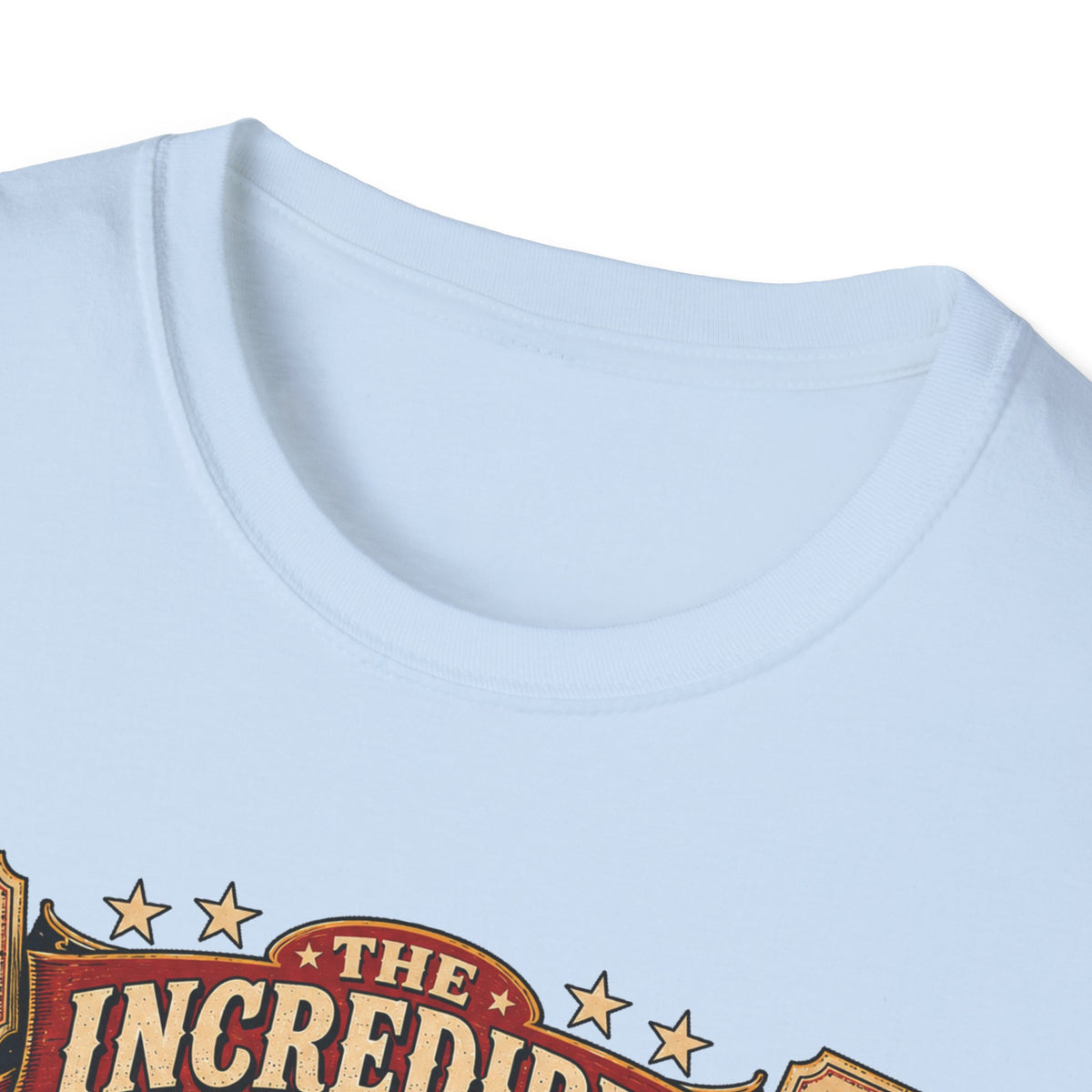 Incredible Feathered Strongman Brahma T-Shirt — Vintage Poster Rooster Tee
