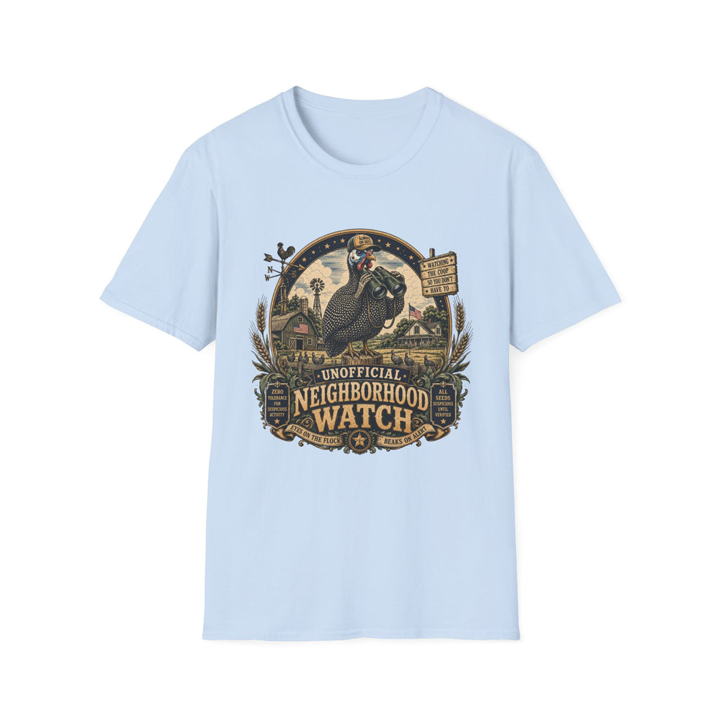 Guinea Fowl Neighborhood Watch T-shirt, photo 8
