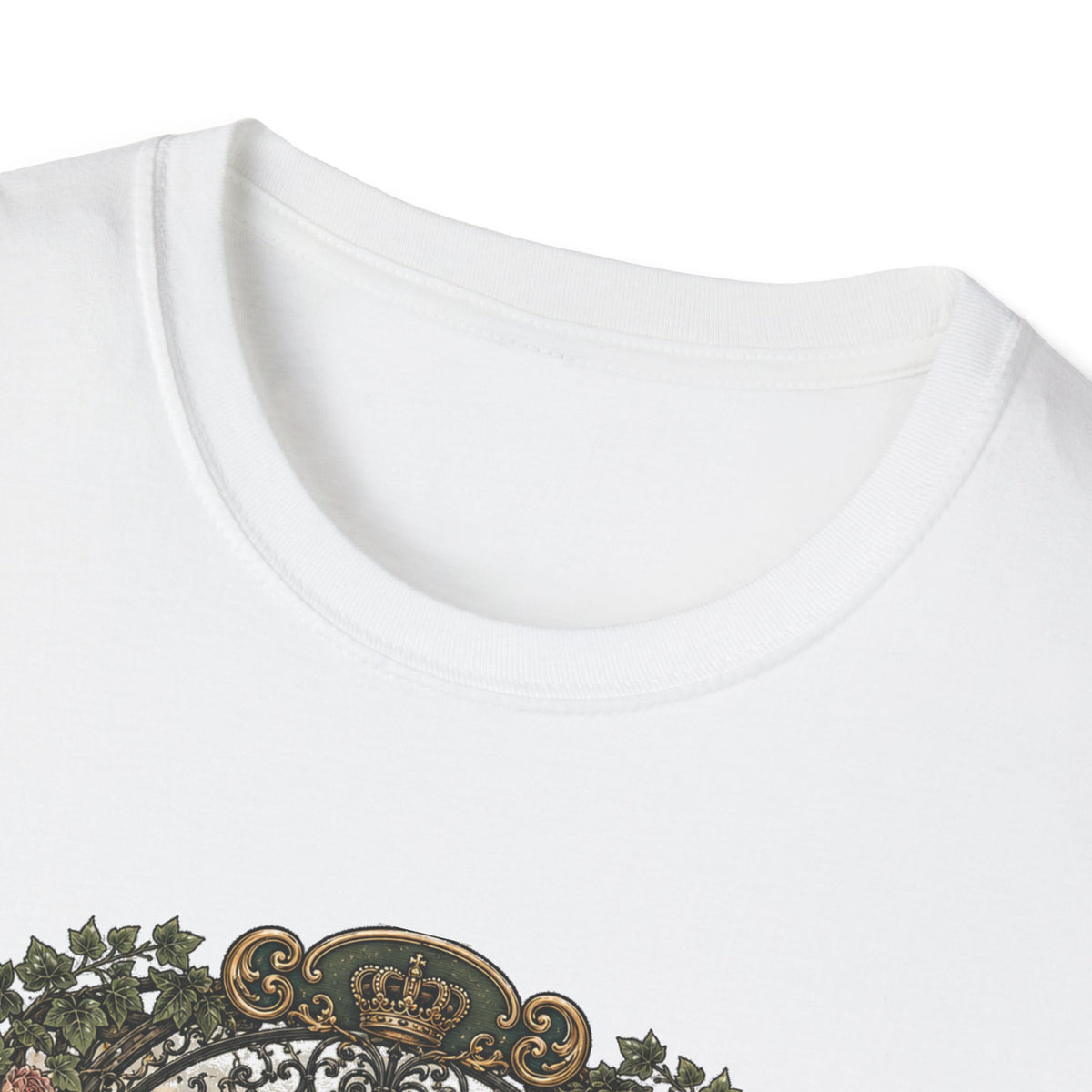 Queen of the Feathered Garden Cochin T-Shirt — Elegant Victorian Hen Tee