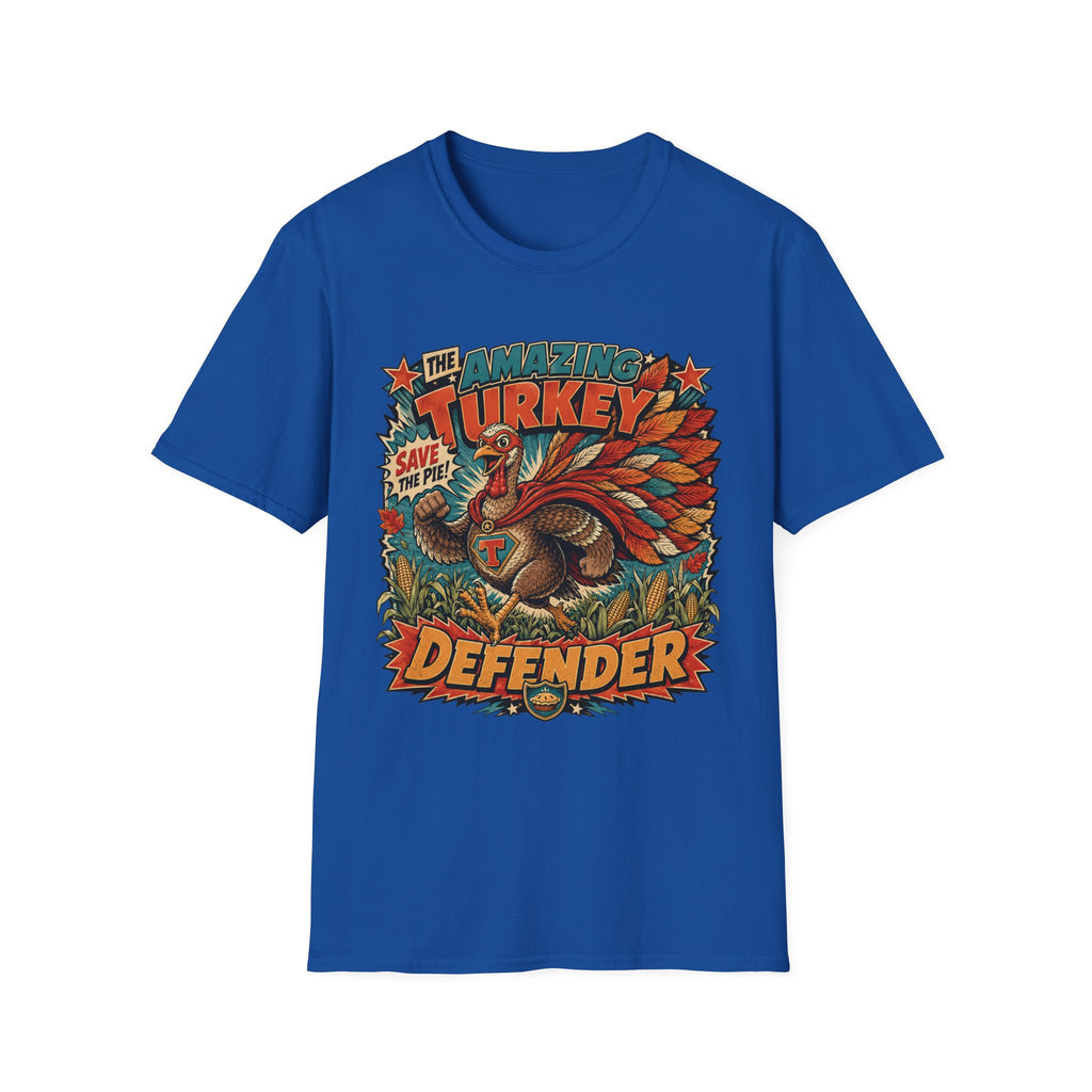 The Amazing Turkey Defender Tee — Save the Pie!