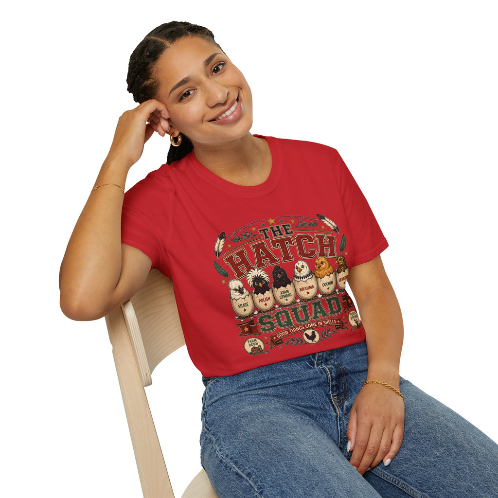 The Hatch Squad Farm Team T-Shirt — Good Things Come In Shells Tee