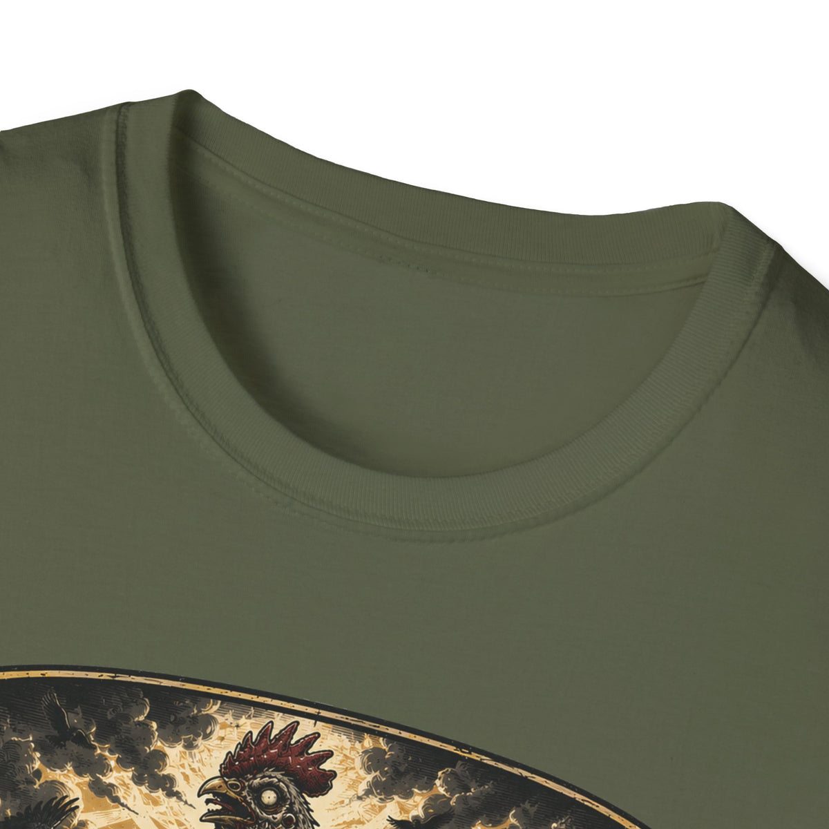 Protect the Last Egg T-Shirt — Undead Guardian Hen Zombie Chicken Tee
