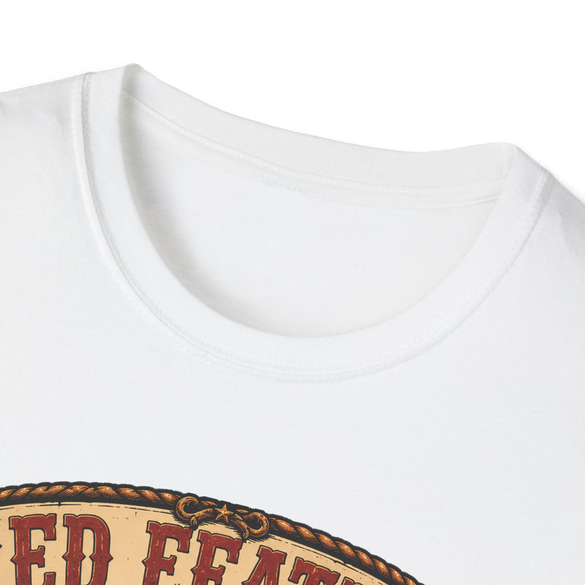Red Feather Ranch Emblem T-Shirt — Rhode Island Red Heritage Tee
