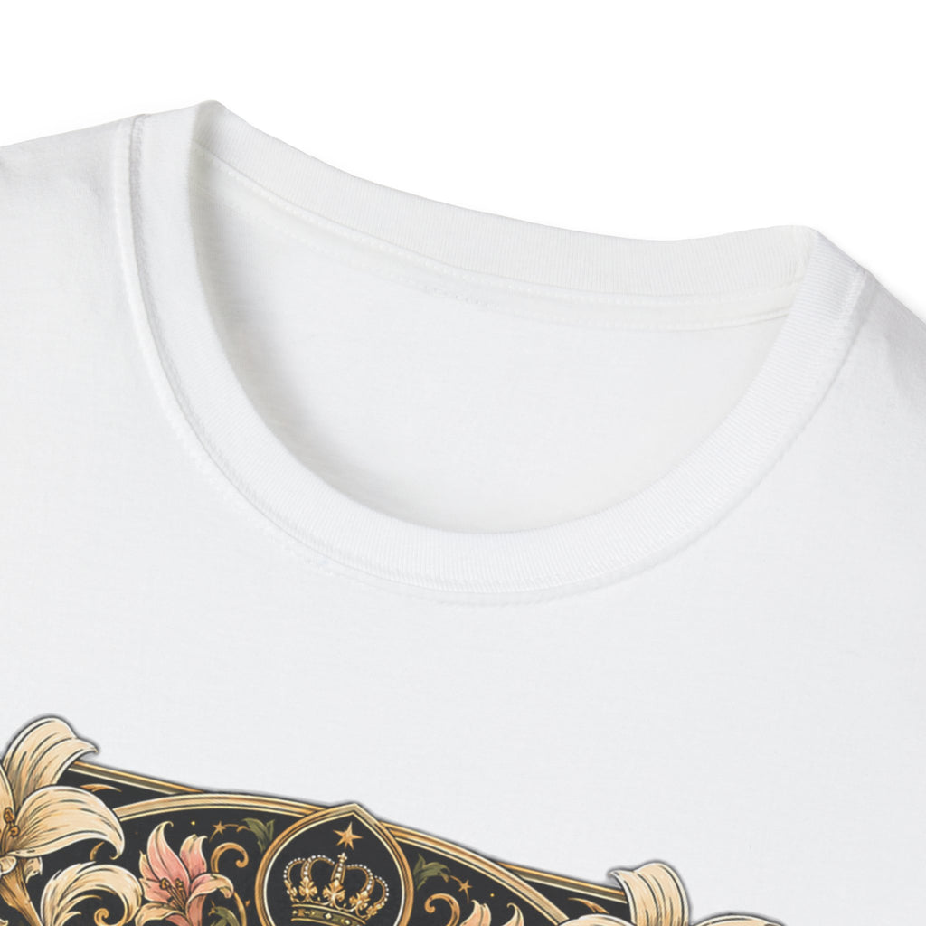 Crowned by Nature Polish Chicken T-Shirt — Vintage Botanical Hen Tee