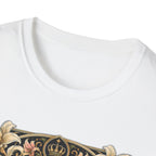 Crowned by Nature Polish Chicken T-Shirt — Vintage Botanical Hen Tee