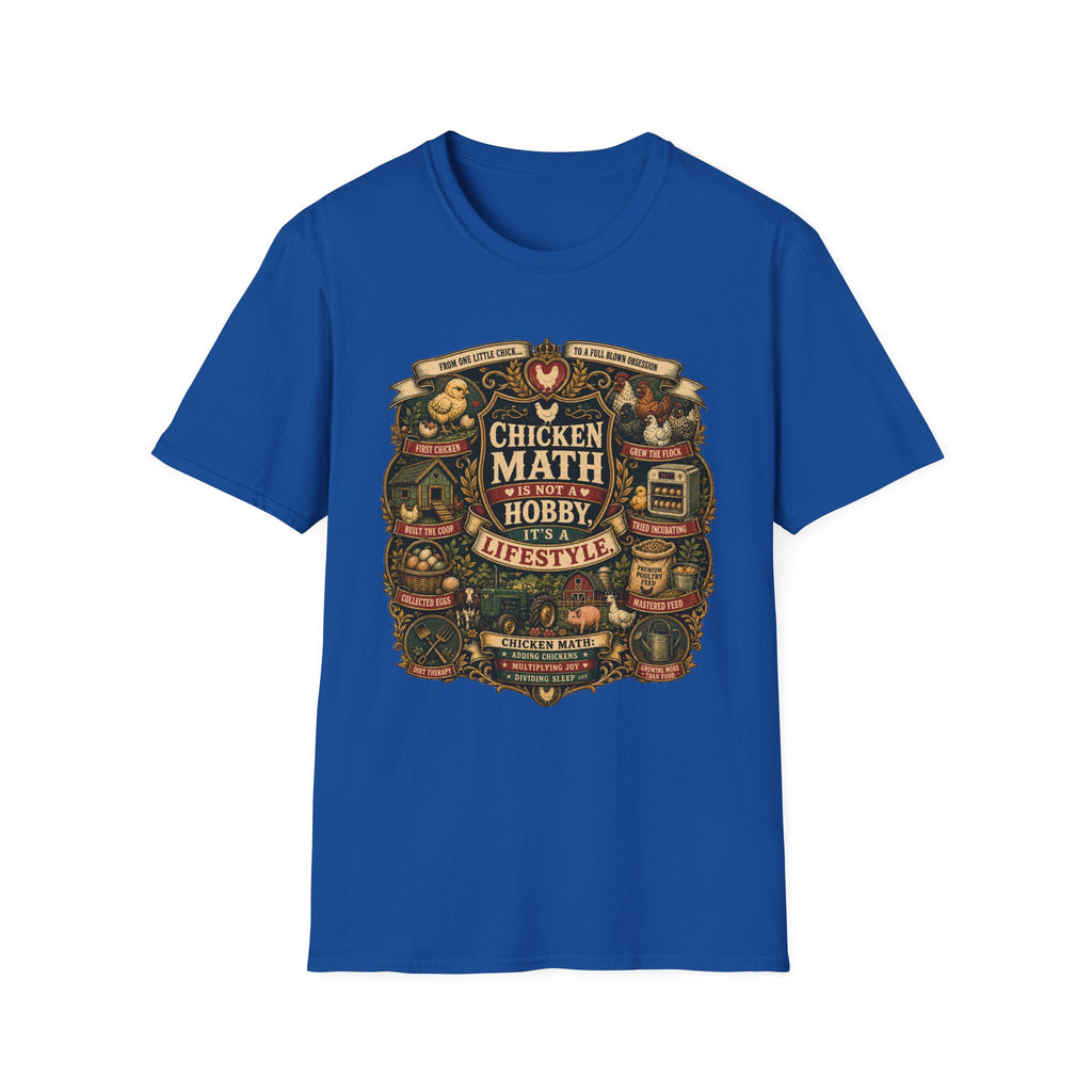 Chicken Math Is Not a Hobby It's a Lifestyle T-Shirt — Graphic Tee