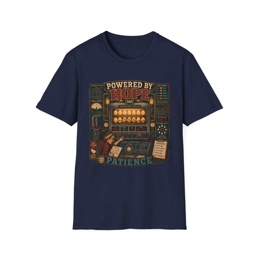 Powered by Hope and Patience T-shirt, photo 6