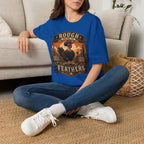 Rough Feathers and Desert Pride Naked Neck T-Shirt — Untamed Spirit Rooster Tee