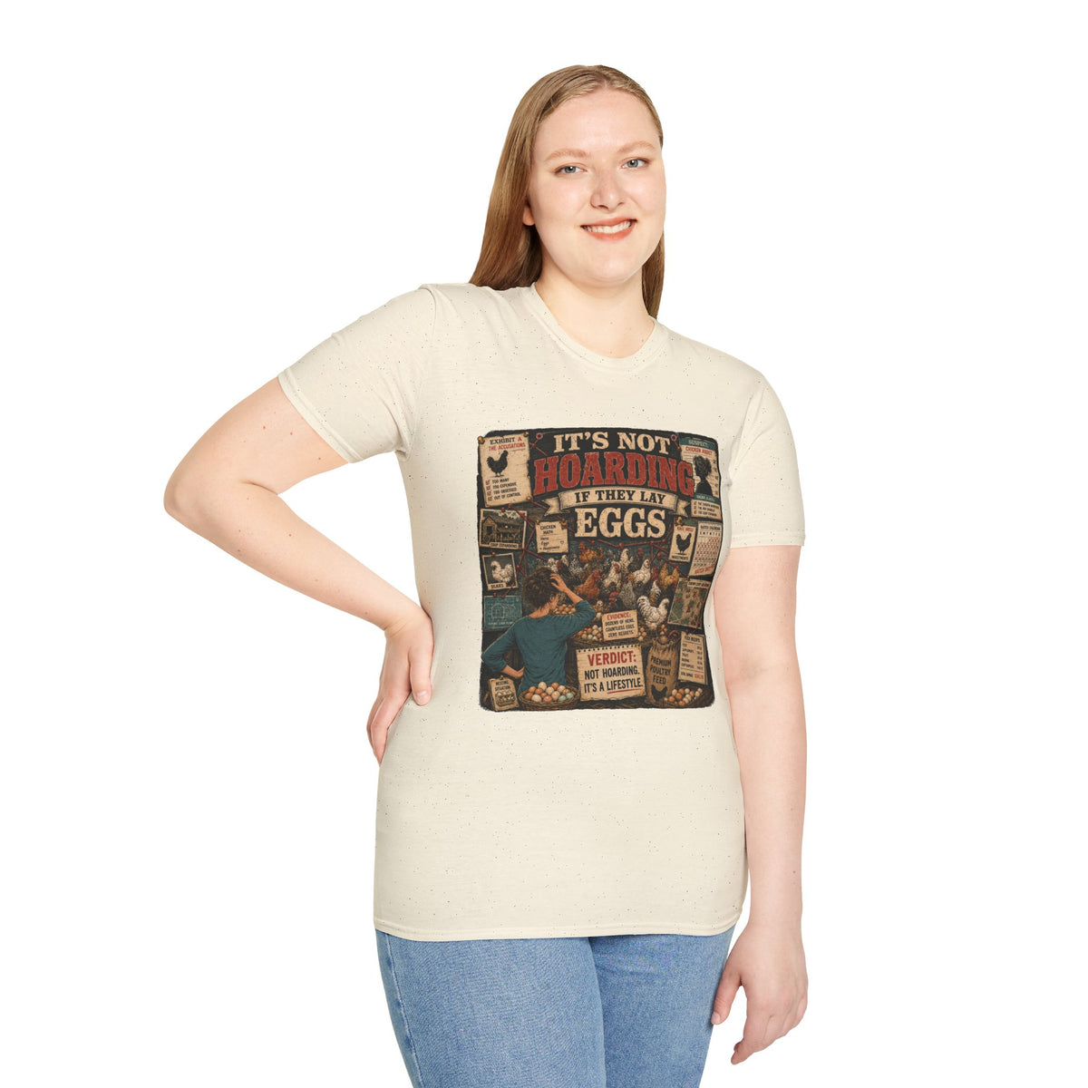 It's Not Hoarding If They Lay Eggs T-Shirt — Chicken Conspiracy Board Tee