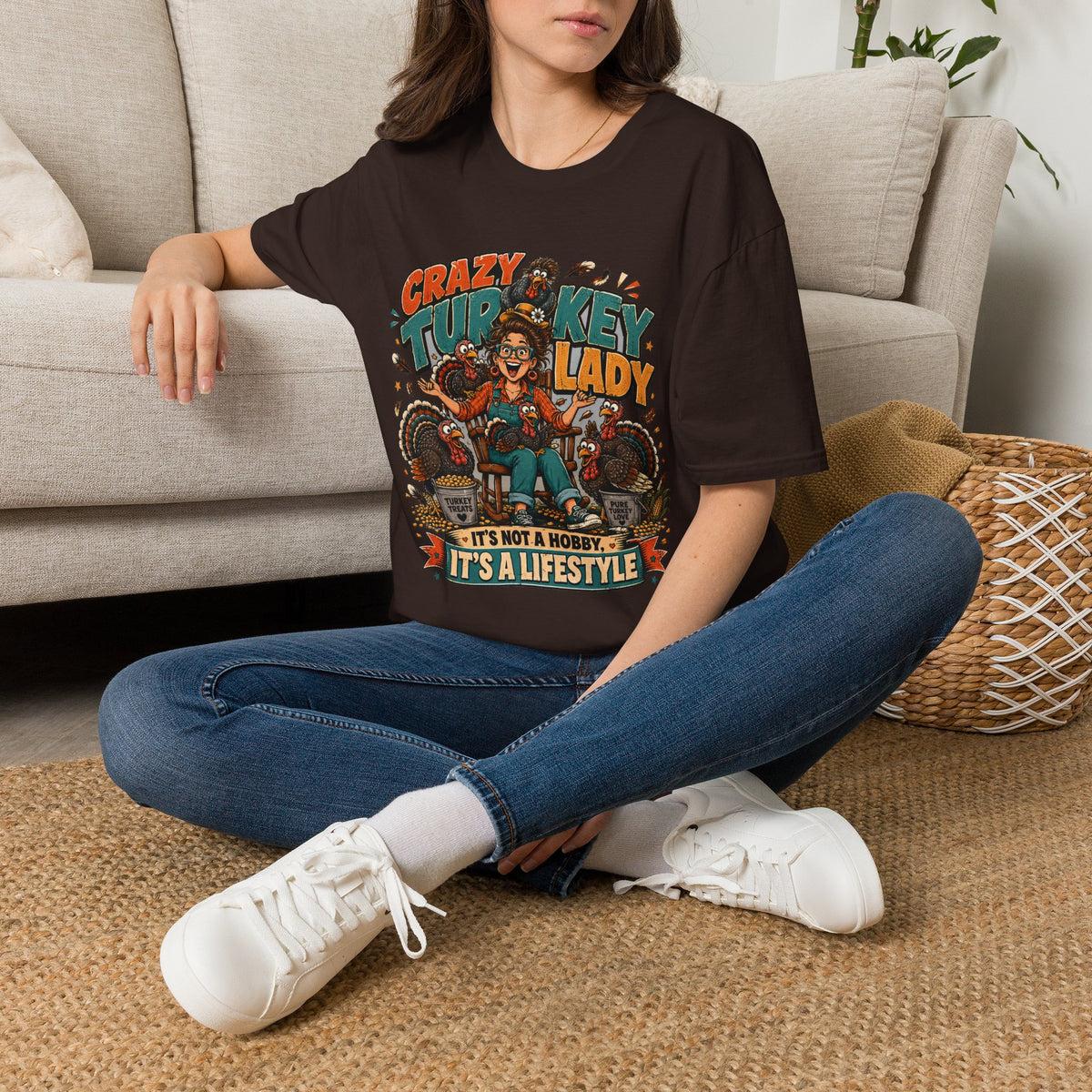 Crazy Turkey Lady Tee — It's Not a Hobby, It's a Lifestyle