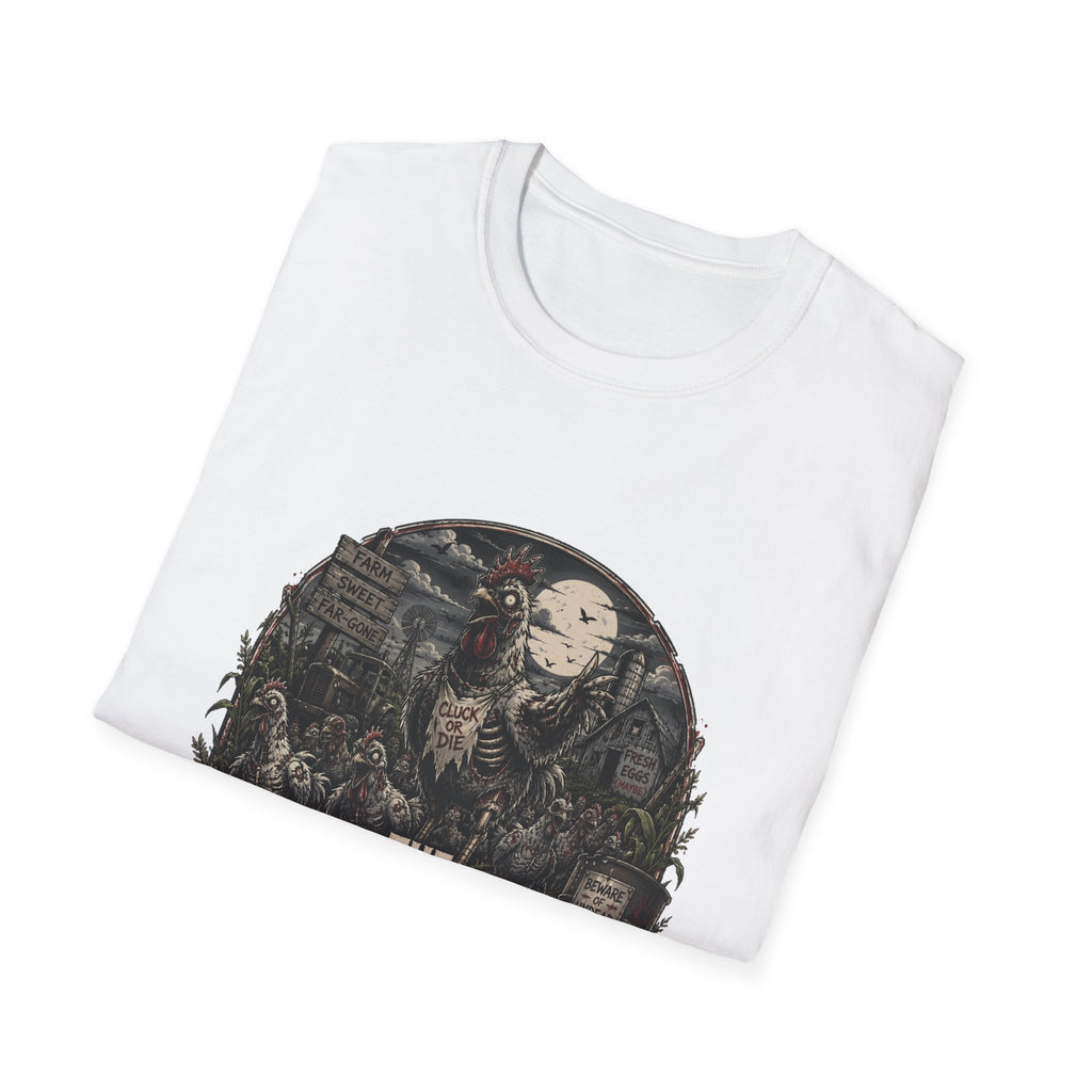 The Walking Cluck T-Shirt — Poultry Apocalypse Zombie Chicken Tee