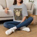 Wildflower Silkie T-Shirt — Art Nouveau Botanical Hen Tee