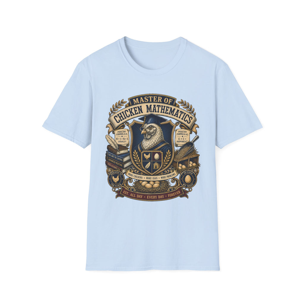 Master of Chicken Mathematics T-shirt, photo 2