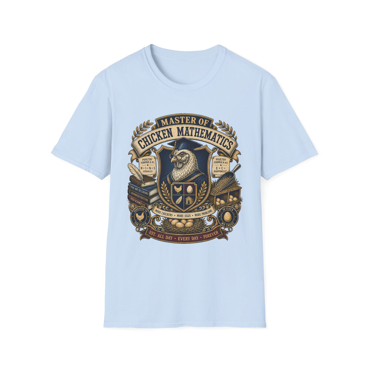 Master of Chicken Mathematics T-shirt, photo 2