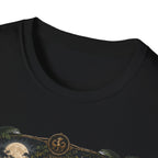 Keeper of Secrets Ayam Cemani T-Shirt — Jungle Temple Rooster Graphic Tee