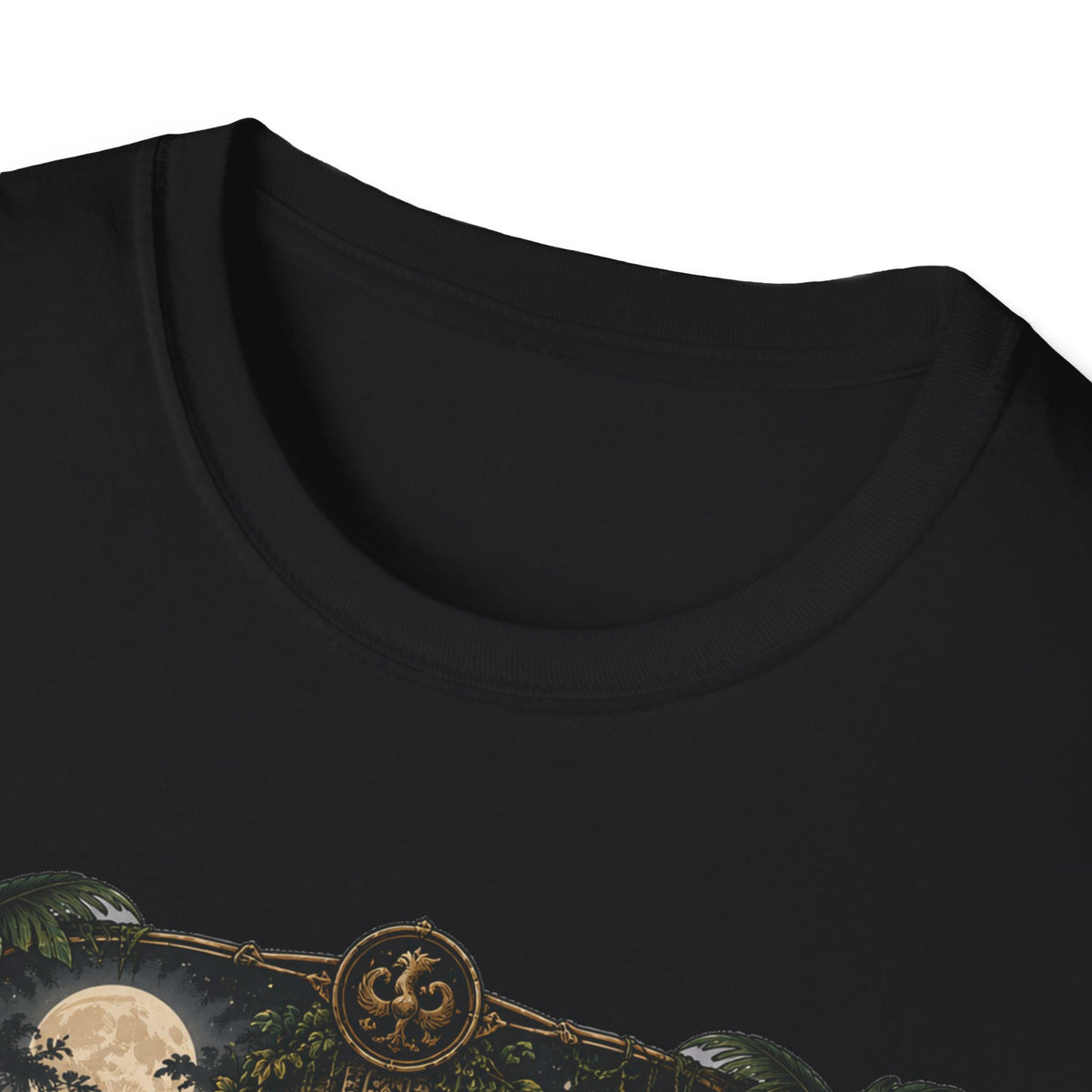 Keeper of Secrets Ayam Cemani T-Shirt — Jungle Temple Rooster Graphic Tee